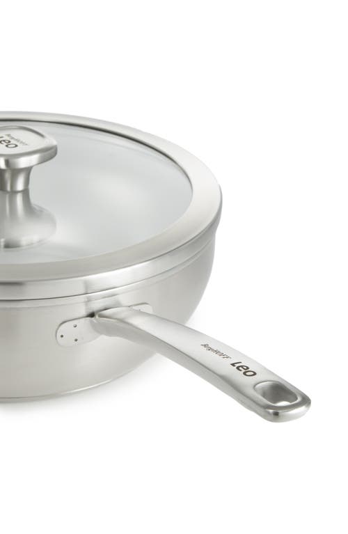 Berghoff Leo Graphite 11-inch Covered Wok Pan In Grey