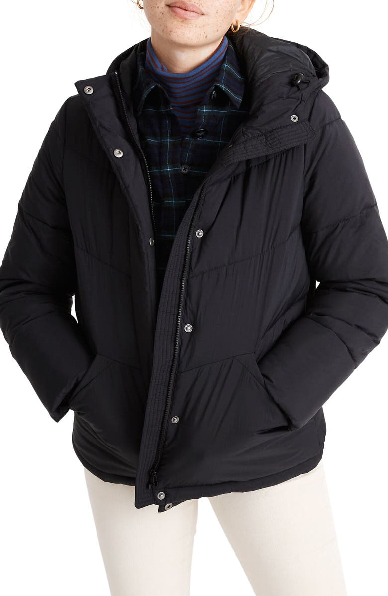 Madewell Quilted Water Resistant Puffer Parka | Nordstrom