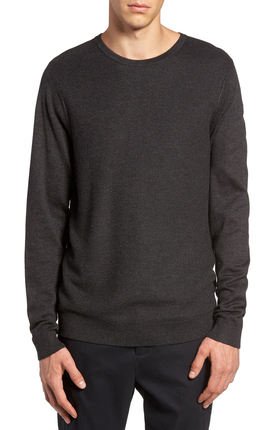 Calibrate Honeycomb Stitch Crewneck Sweater | Nordstrom