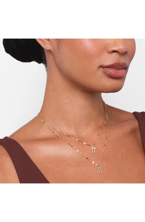 LANA LANA MINI CHAI CHARM STUD EARRINGS