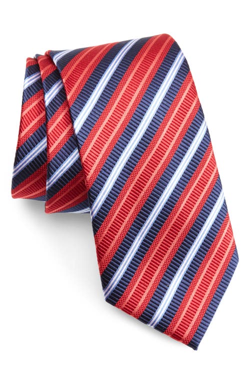 Nordstrom Stripe Silk Tie in Red at Nordstrom