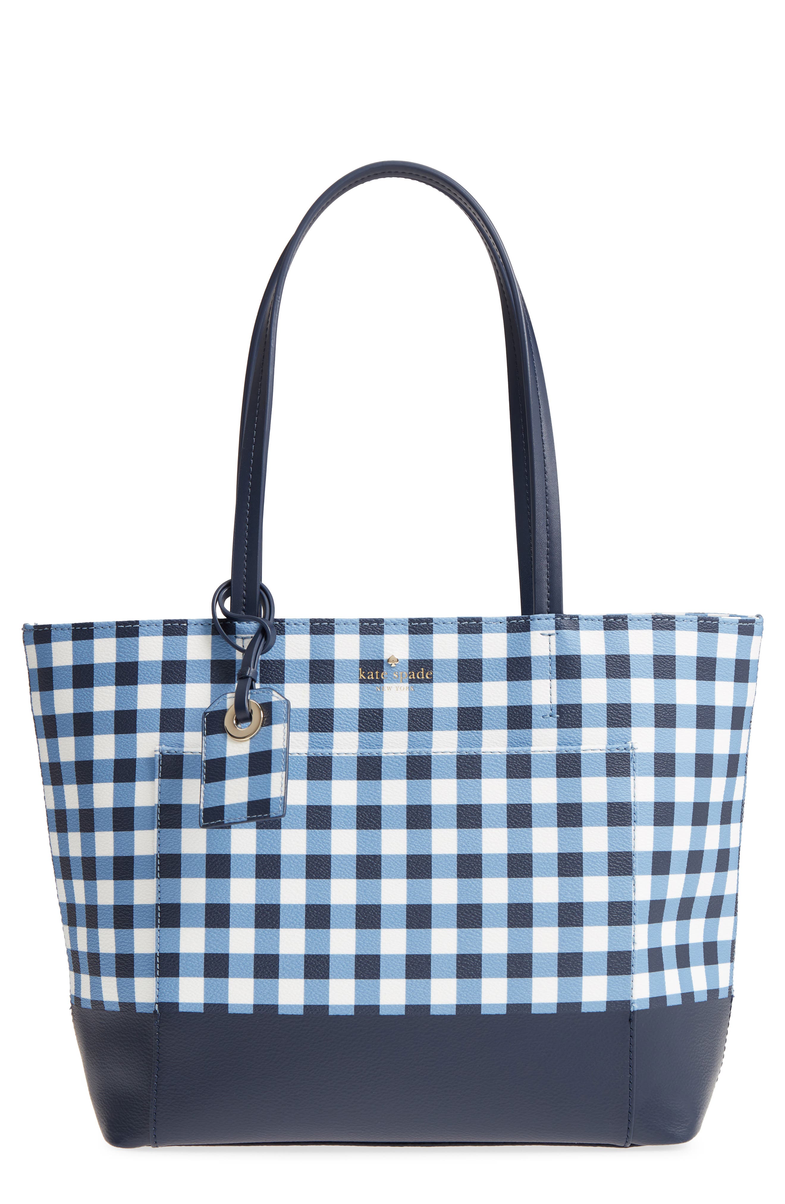 kate spade checkered tote