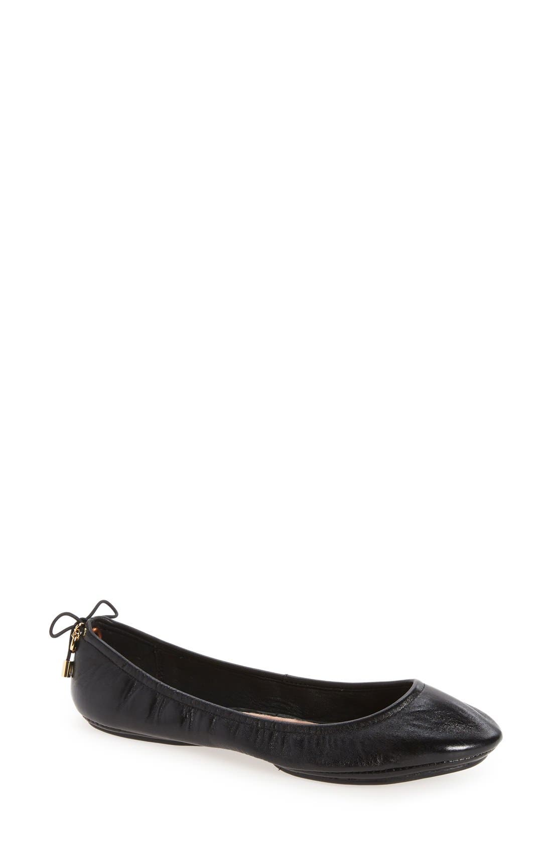 kate spade globe ballet flats