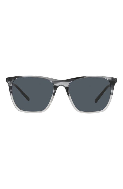 Brooks Brothers 56mm Square Sunglasses In Gray