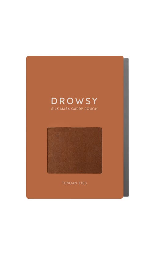 Shop Drowsy Sleep Co . Silk  Carry Pouch In Pumpkin Spice