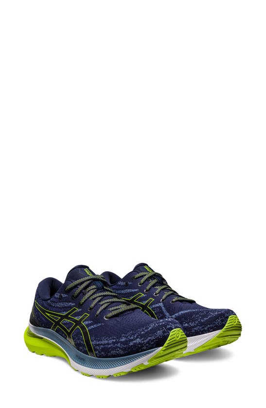Asics Gel-kayano® 29 Running Shoe In Midnight/ Lime Zest