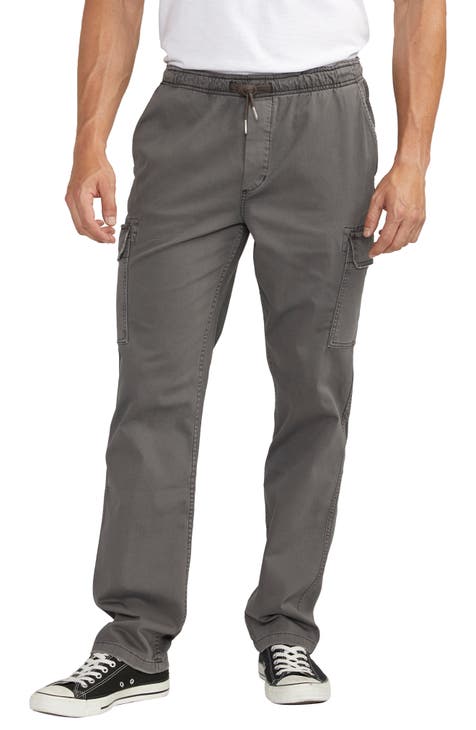 Gray Men's Grey Cotton Cargo Jeans, Plain at Rs 590/piece in