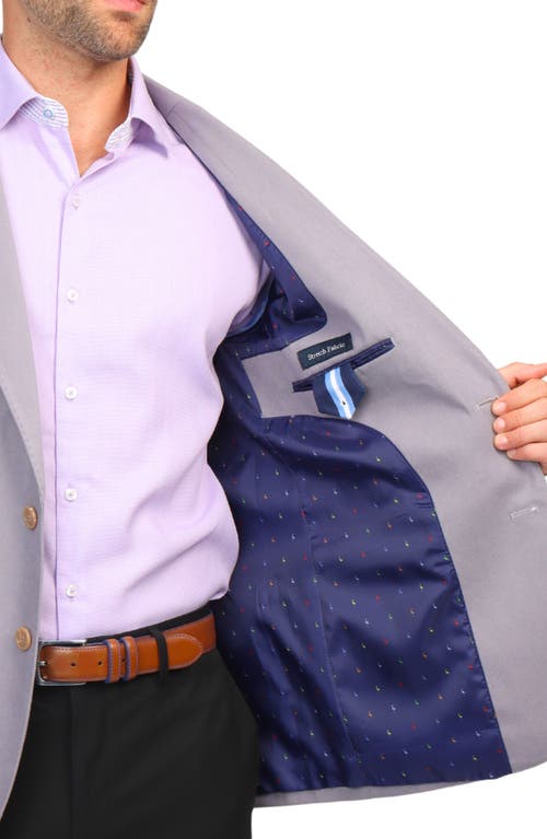 Tailorbyrd Lux Cashmere Touch Sport Coat In Grey