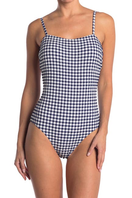 Red Carter Gingham One Piece Swimsuit Nordstrom Rack