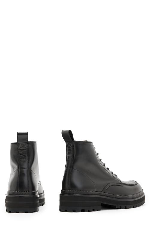 Shop Allsaints Castle Lug Sole Boot In Black