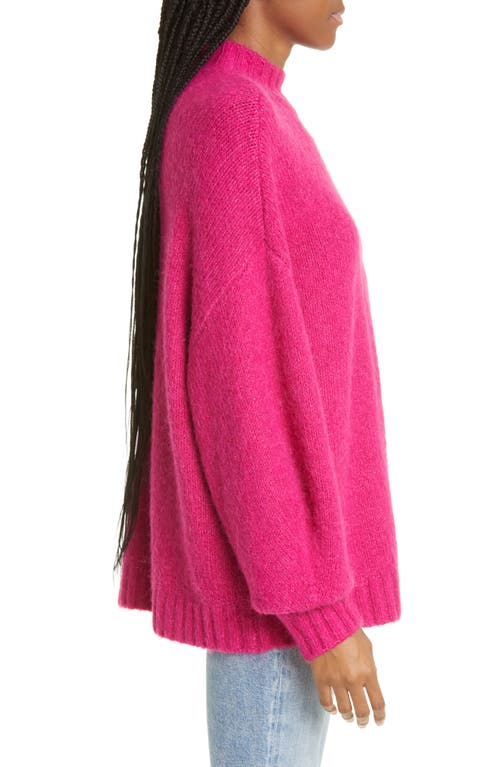 Pistola Carlen Mock Neck Sweater In Fuchsia