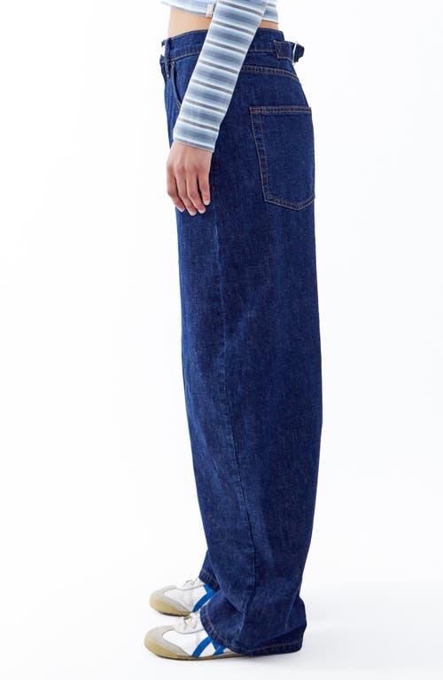 Shop Bdg Urban Outfitters Logan Wide Leg Jeans In Rinse Denim