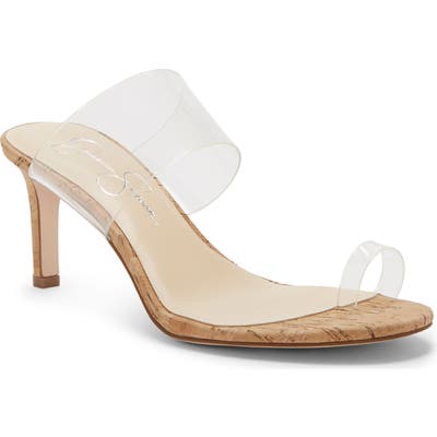 Jessica Simpson Lissah Slide Sandal- White
