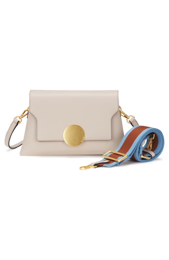 Shop Oryany Lottie Flap Crossbody Bag In Cream