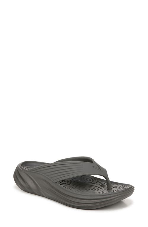 Vionic Tide Rx Flip Flop In Charcoal