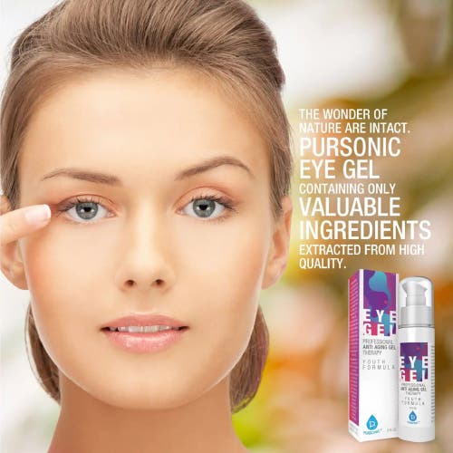 Pursonic Professional Anti Aging Eye Gel 2 oz In Purple