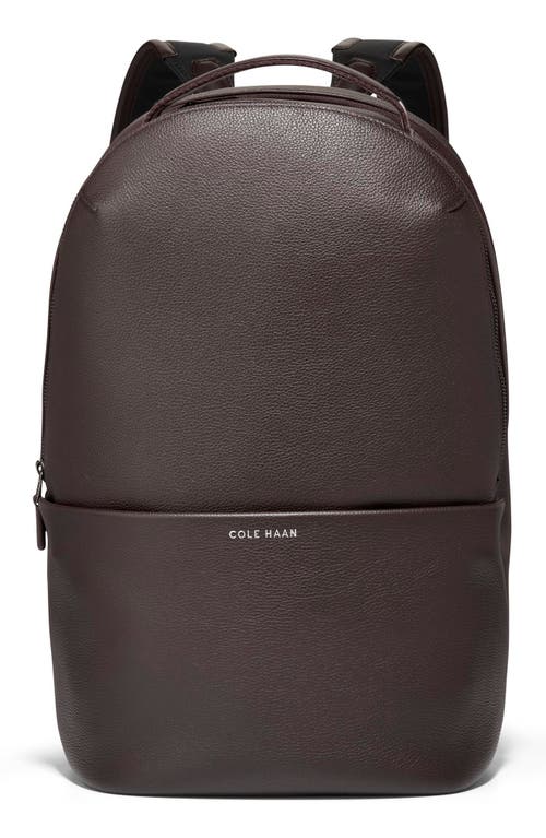 Cole Haan Triboro Leather Backpack in Dark Chocolate
