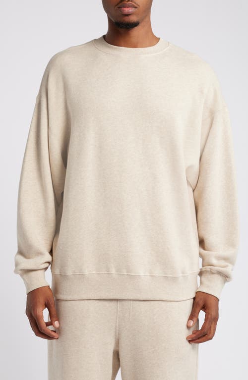 Elwood Core Oversize Crewneck Sweatshirt In Oatmeal