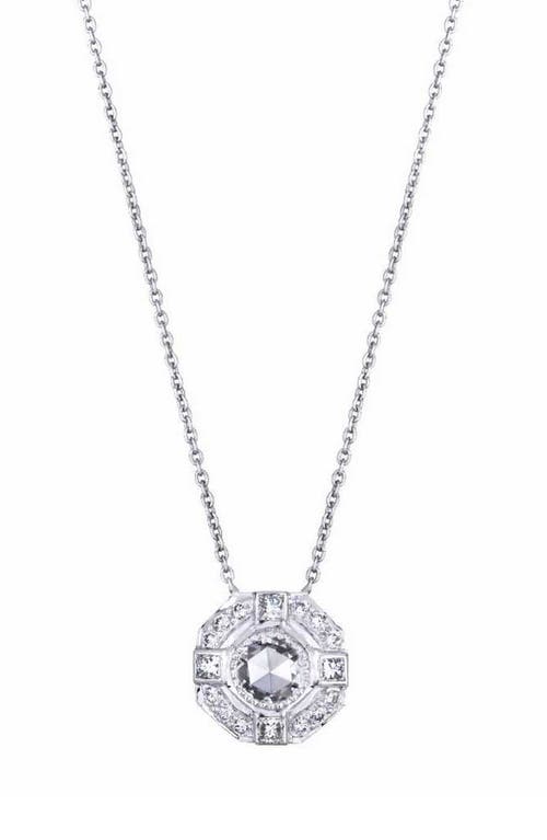 Sethi Couture Moderne Diamond Pendant Necklace in White Gold at Nordstrom