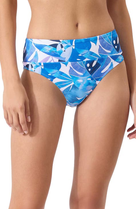 Tommy Bahama Oasis High-Waist Twist Front Bikini Bottom