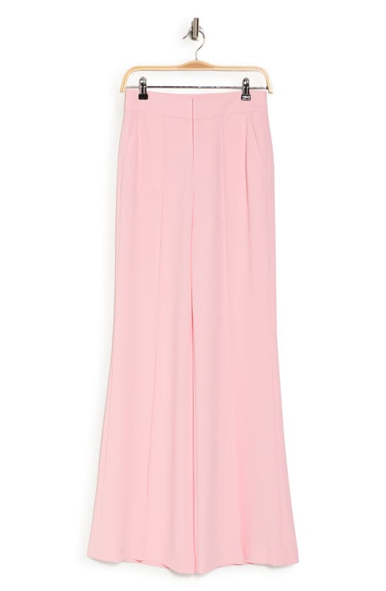 Alice And Olivia Dylan Wide Leg Trousers In Petal