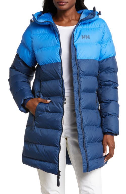 Active Puffy Water Resistant Insulated Parka in Ocean