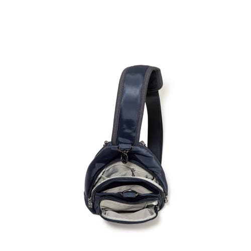 Baggallini Central Park Sling Bag In French Navy