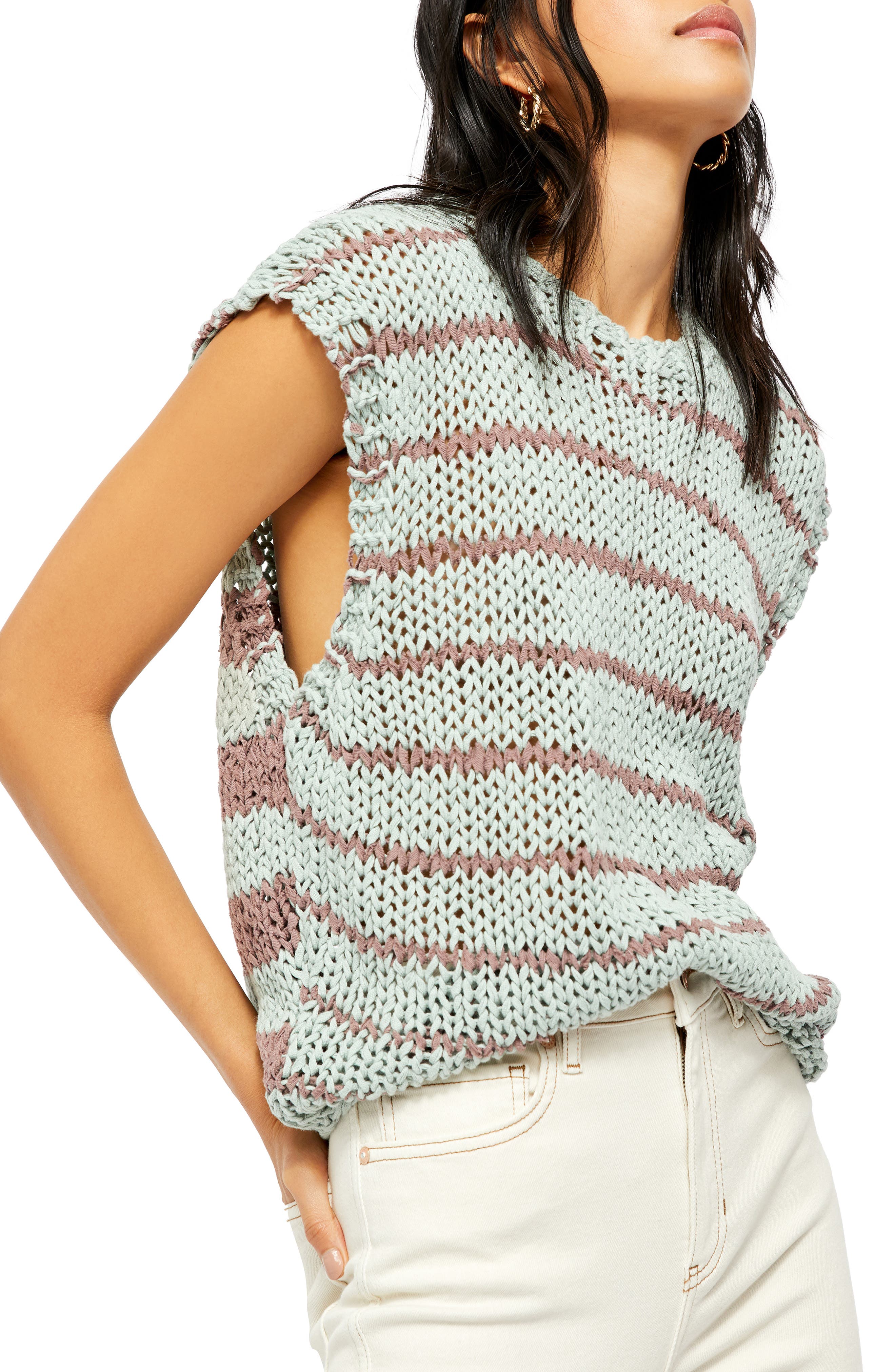 free people crochet tank