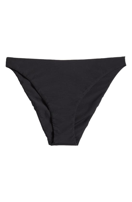 Shop Volcom Simply Seamless Skimpy Bikini Bottoms In Black