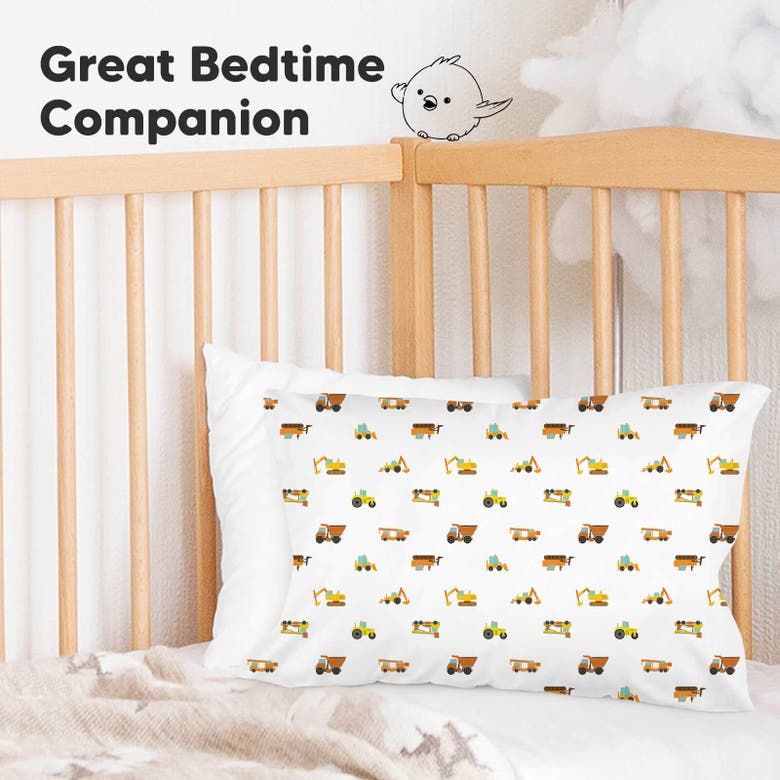 Keababies Printed Toddler Pillowcase 13x18" In Construction