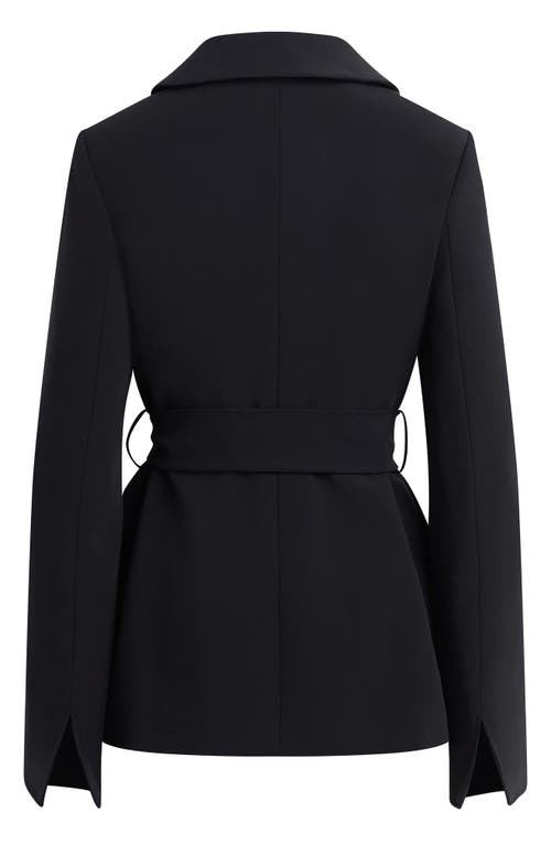 Shop Favorite Daughter The Adrienne Belted Blazer In Black