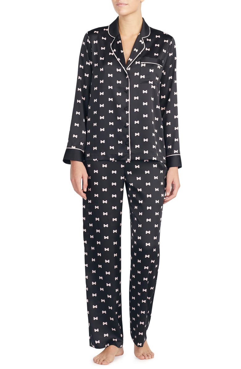 kate spade new york print charmeuse pajamas | Nordstrom