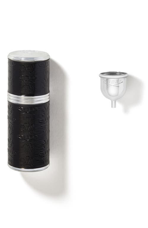 Creed Leather Fragrance Atomizer in Silver/Black 