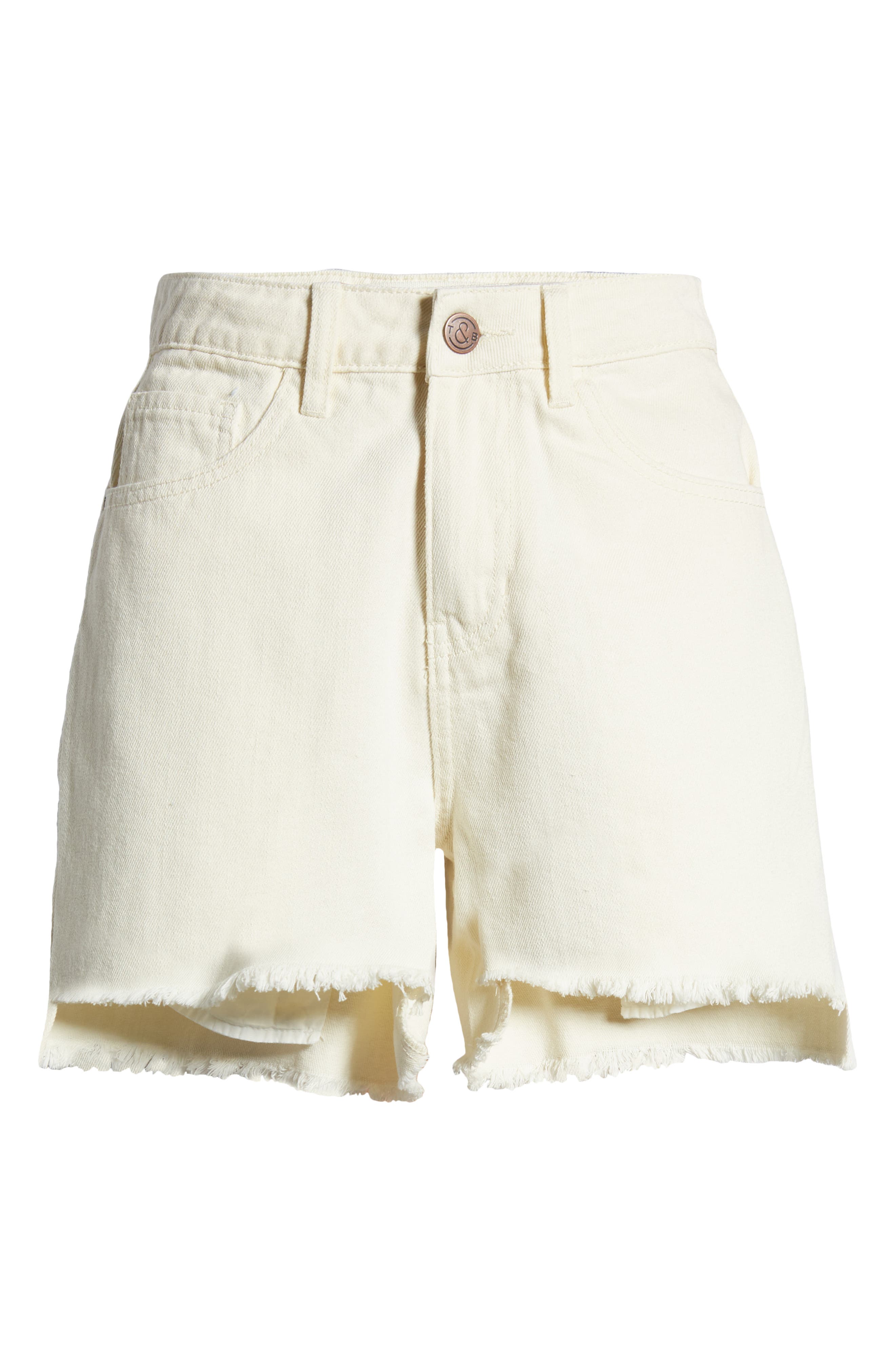 Bond High Waist Cutoff Boyfriend Shorts 