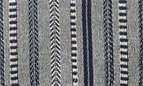 Shop Design Imports Braided Stripe Table Runner In Blue