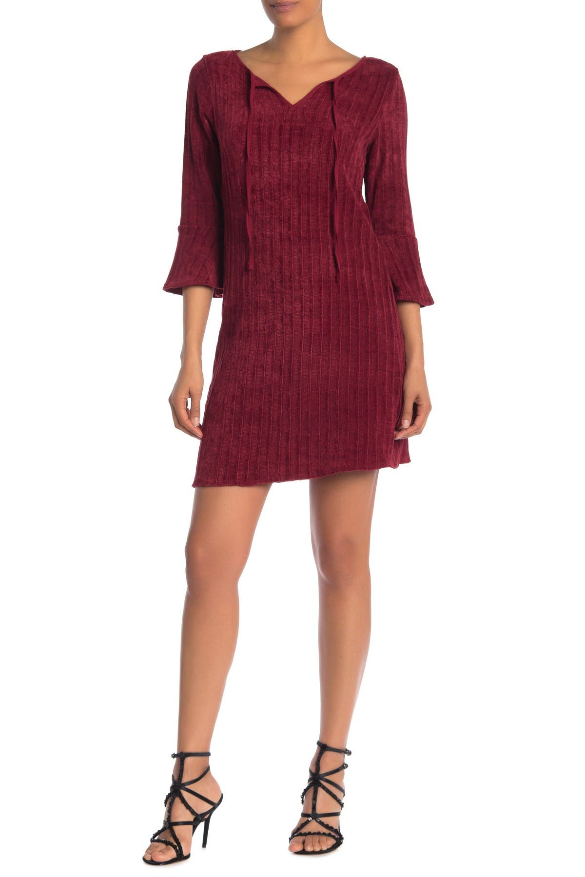 Papillon Chenille Bell Sleeve Sweater Dress Nordstrom Rack