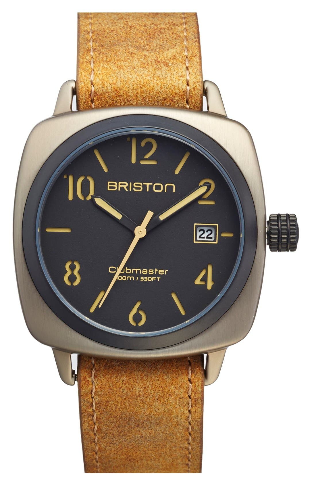 Briston Watches Leather Strap Watch, 40mm Nordstrom