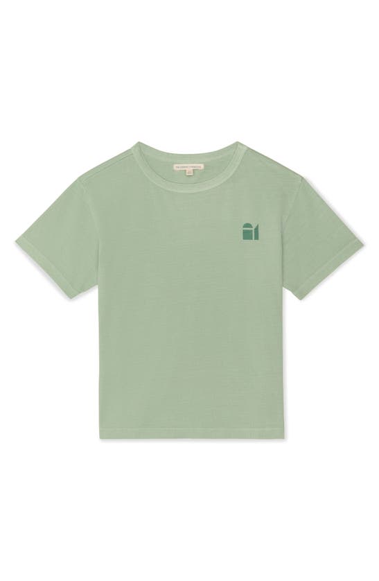 Shop The Sunday Collective Kids' Natural Dye Everyday T-shirt In Honeydew