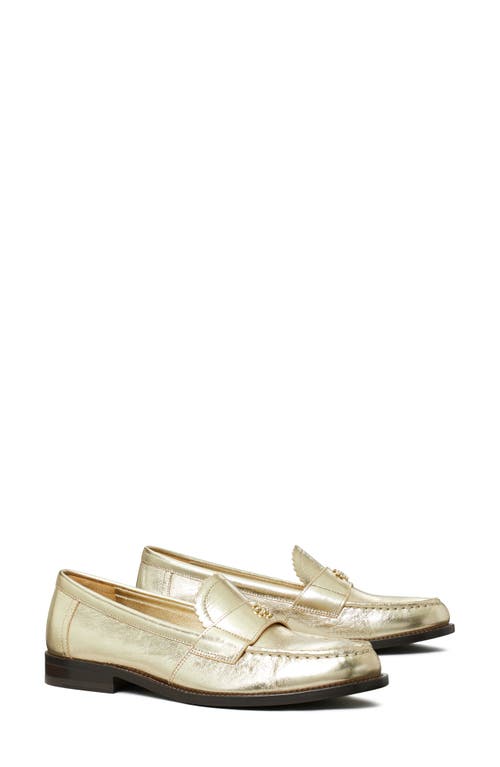 Tory Burch Classic Loafer Spark Gold /Platino at Nordstrom,