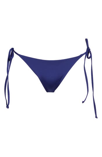 Becca Side Tie Bikini Bottoms In Navy