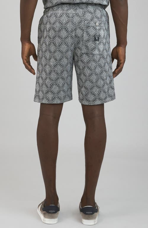 Shop Prps Beppu Cotton Blend Drawstring Shorts In Grey