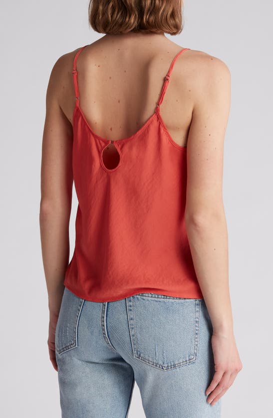 Shop Abound Washed Satin Camisole In Red Cranberry