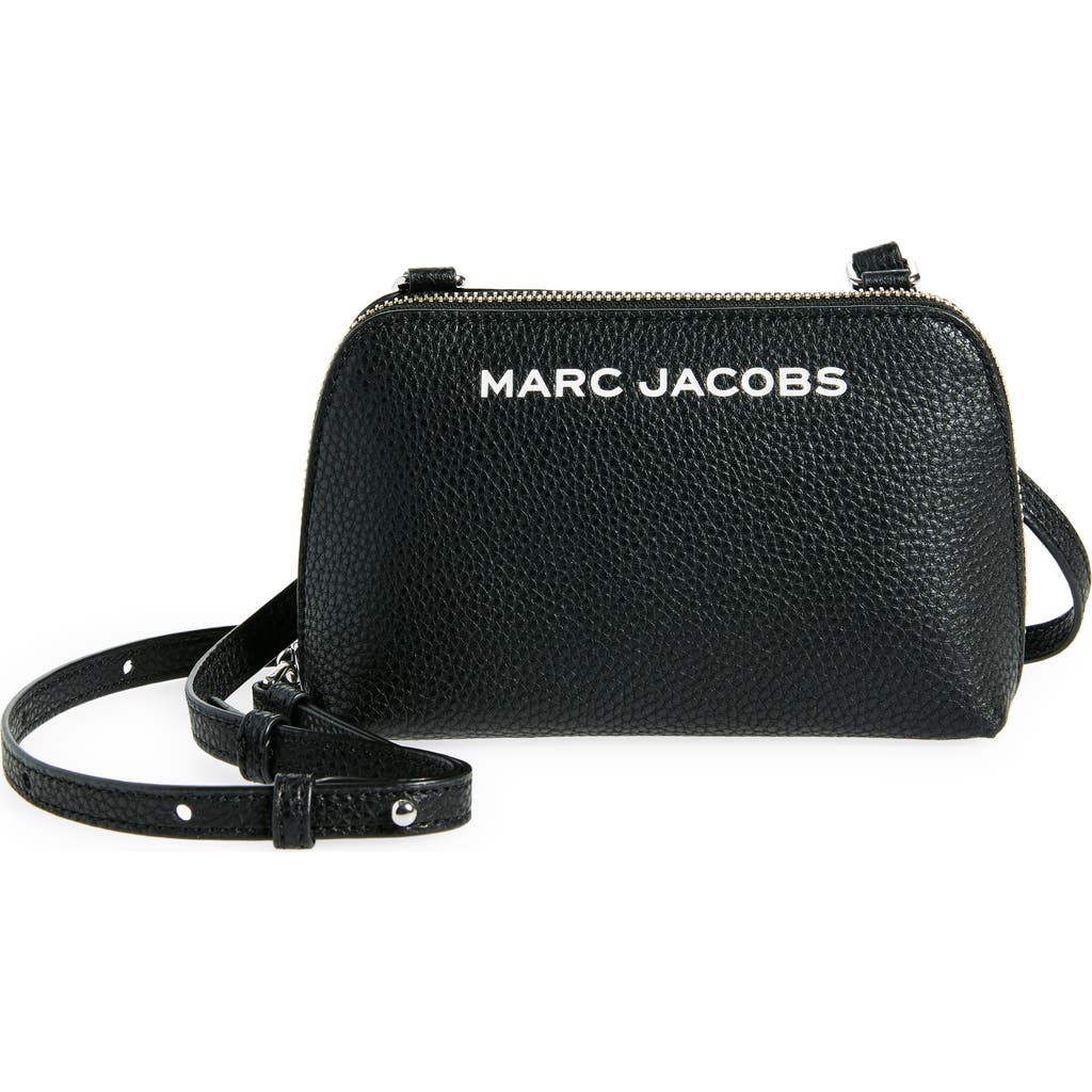 Marc Jacobs Small Leather Crossbody Bag In Black