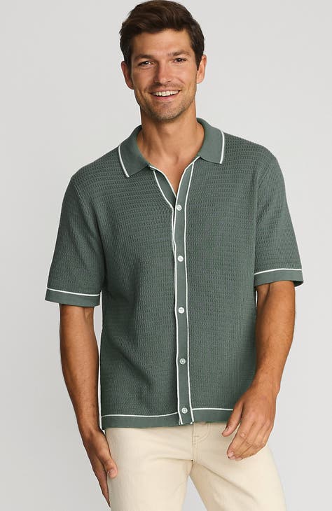 Men's Short Sleeve Cotton Shirt