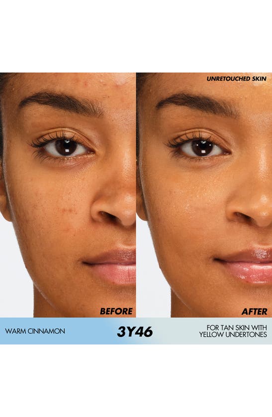 Make Up For Ever Hd Skin Hydra Glow Skin Care Foundation With Hyaluronic Acid In 3y46 - Warm Cinnamon