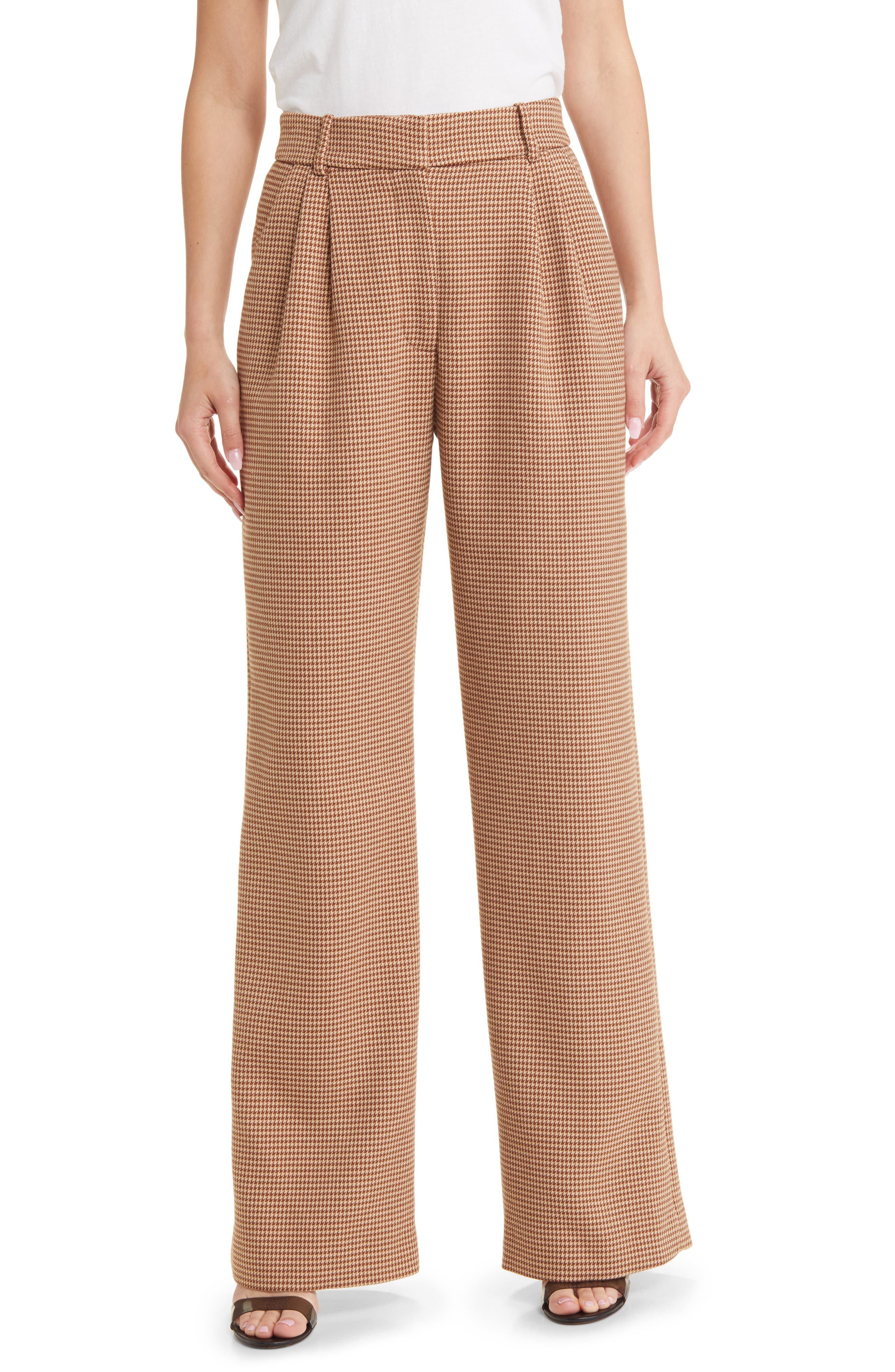Favorite Daughter Favorite Houndstooth Wide Leg Pants | Nordstrom