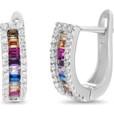 Lesa Michele Huggie Hoop Earrings