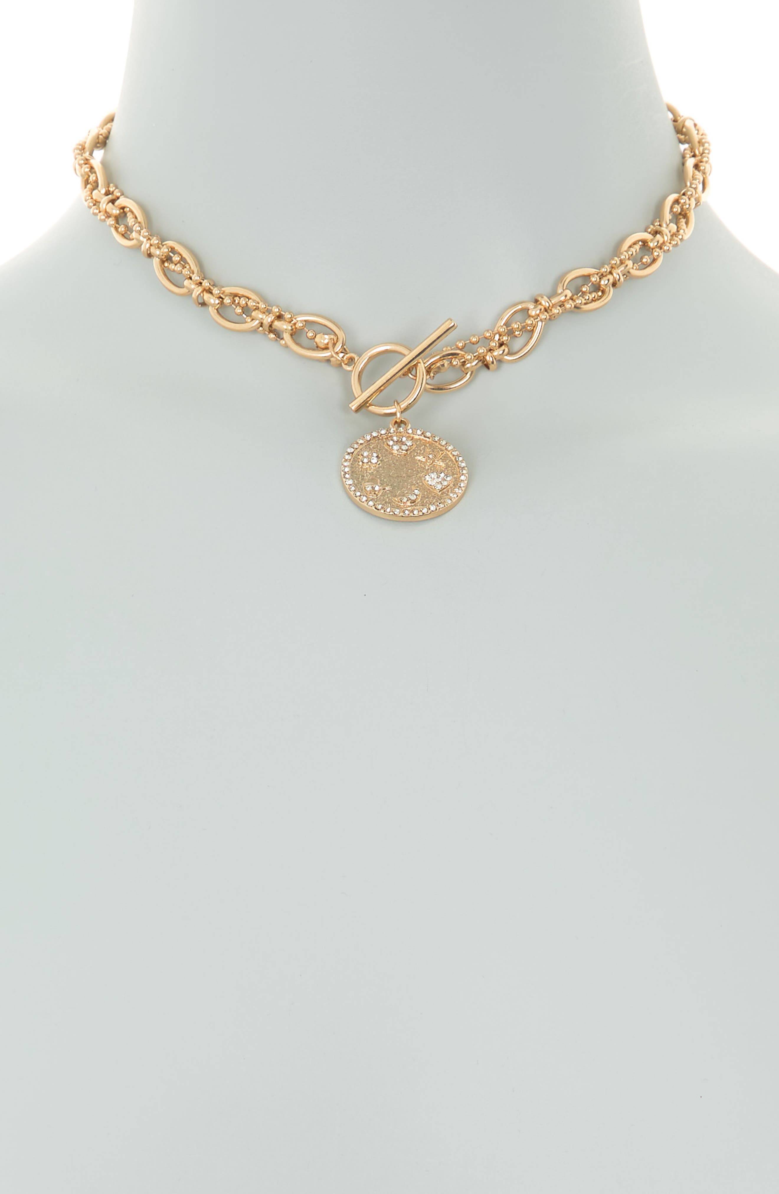 Melrose and Market Celestial Pendant Toggle Necklace Nordstromrack