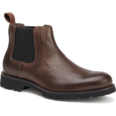 Trask Gunter Waterproof Chelsea Boot- Brown