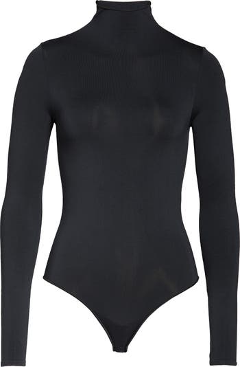 SKIMS Essential Mock Neck Long Sleeve Bodysuit, Nordstrom